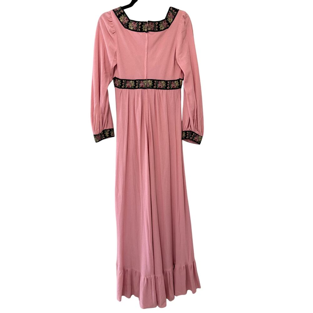 Gunne Sax Black Label Rare Renaissance Long Sleeve Dress - Picture 3 of 11